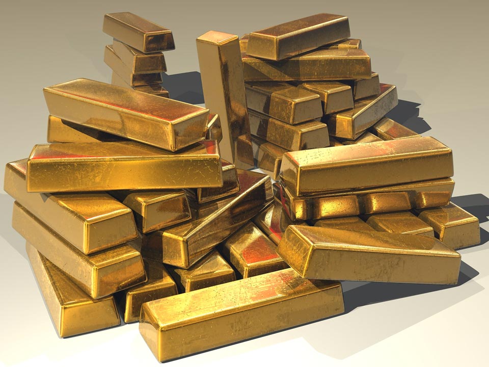 lingots d'or cachés en Pennsylvanie